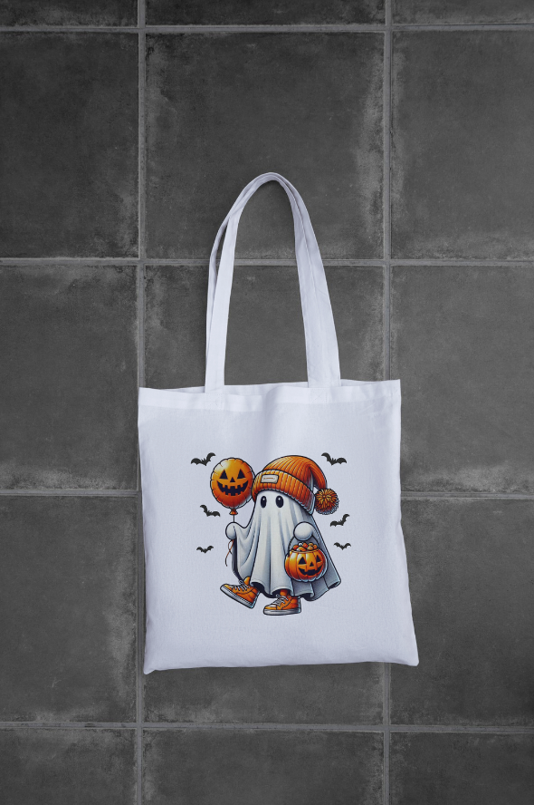 Cute Ghost Halloween Pumpkin