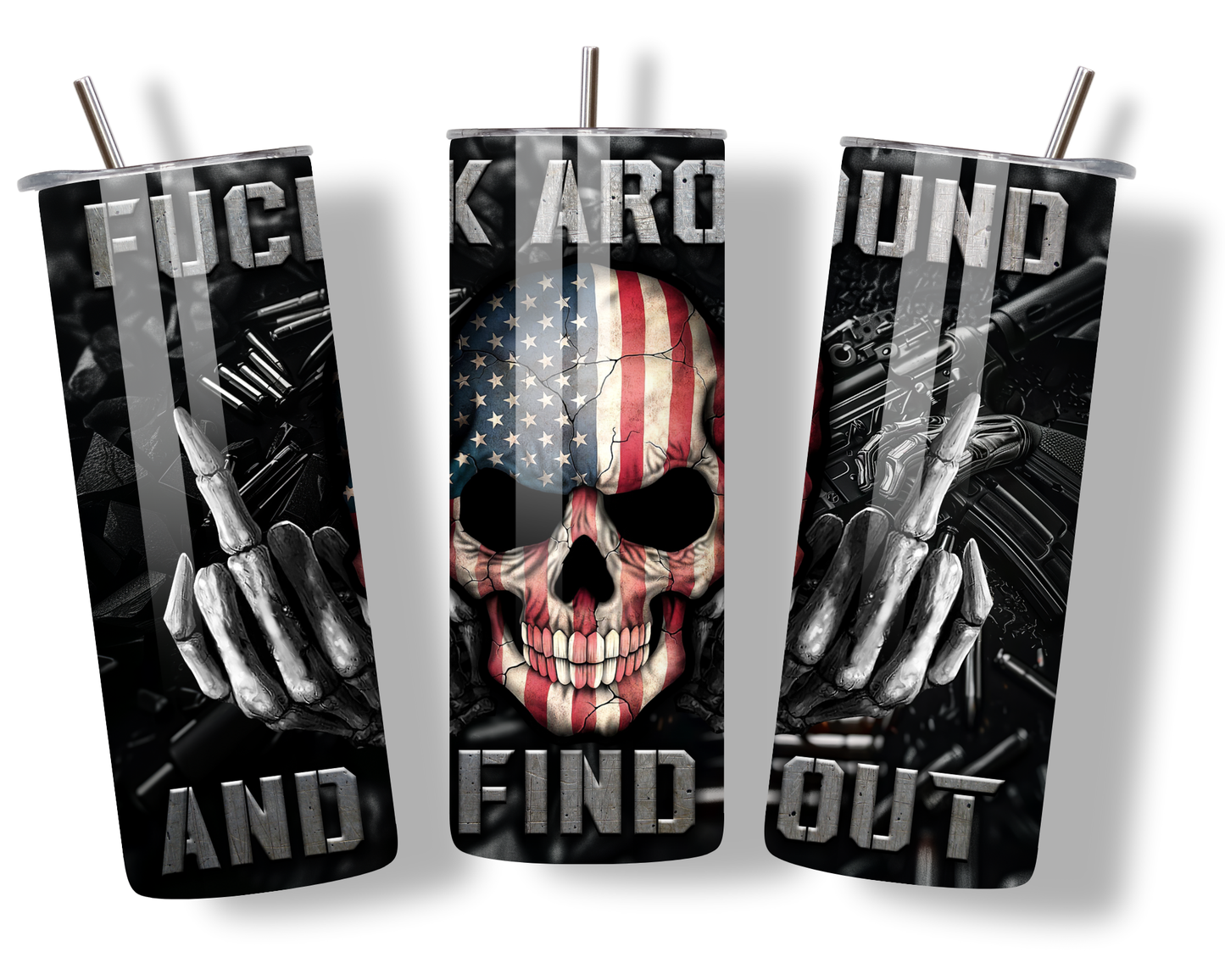 American Skull 20oz Tumbler
