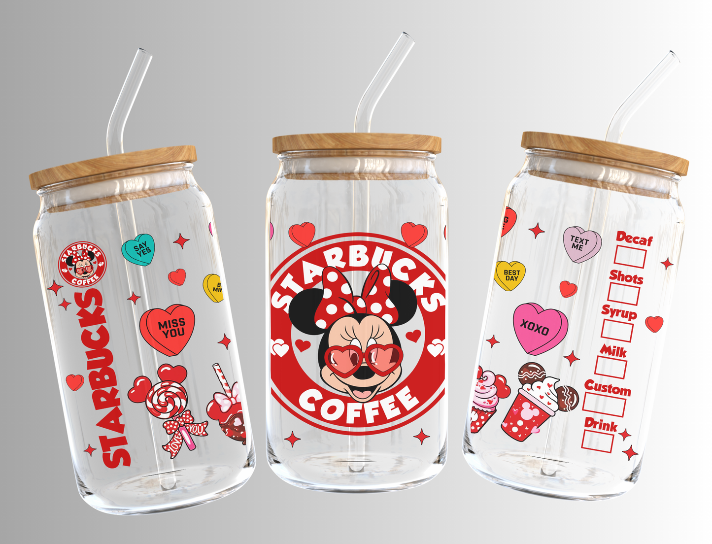 Minnie 16oz Libbey Glass Can