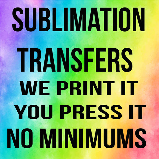 Sublimation Gang Transfers
