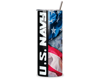 US Navy 20oz Tumbler